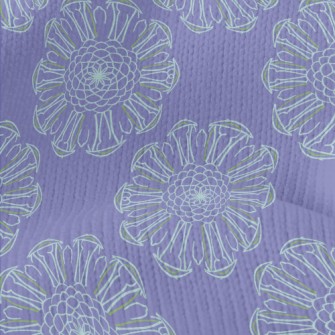 Romantic Purple Kaleidoscope Stretch Jersey
