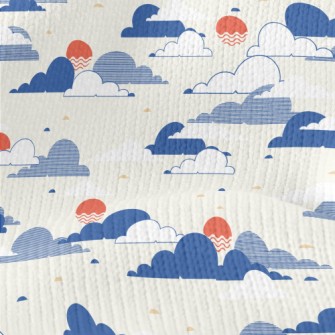 Modern Japanese Sky Stretch Jersey