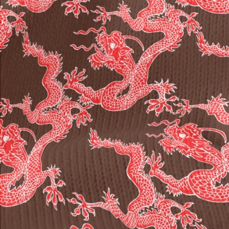 Red Chinese Dragon Stretch Jersey