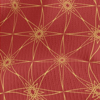 Geometric Line Art Stretch Jersey