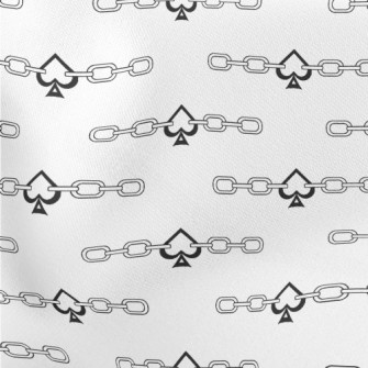 Spades And Chains Lightweight Cotton Poplin