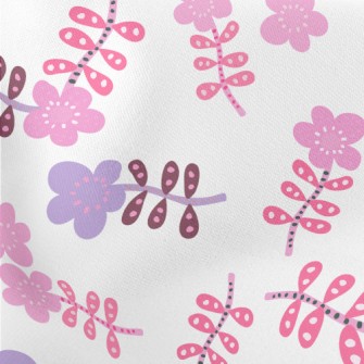 Children's Graffiti Daisy Lightweight Cotton Poplin