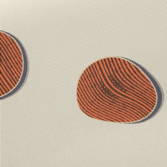 Retro Simple Round Midweight Cotton Poplin