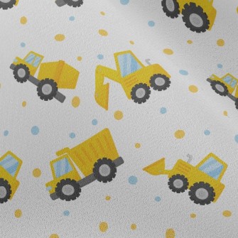 Excavator Bulldozer Chiffon