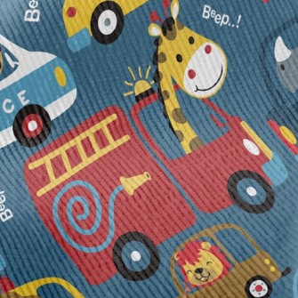 Taxi Fire Truck Standard Corduroy