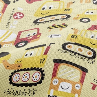 Construction Vehicle Excavator Performance Linen