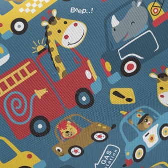 Taxi Fire Truck Twill