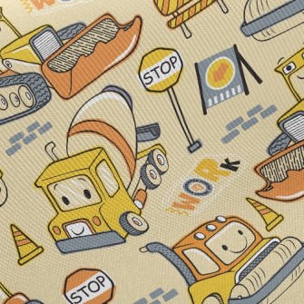 Construction Vehicle Twill
