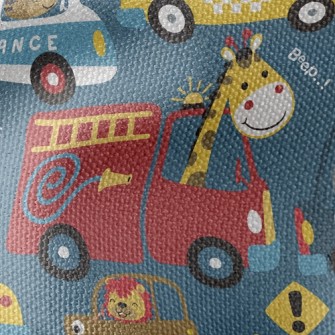 Taxi Fire Truck Waterproof Canvas