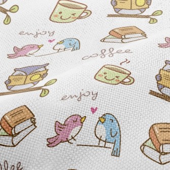 Coffee Bird Performance Linen