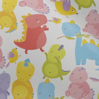 Happy Dinosaur Chiffon