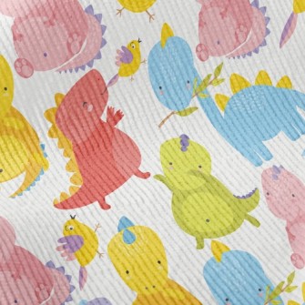 Happy Dinosaur Standard Corduroy