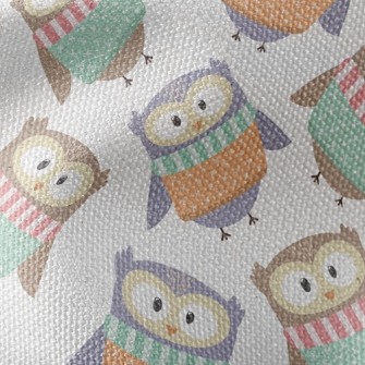 Owl In Clothes Waterproof Canvas