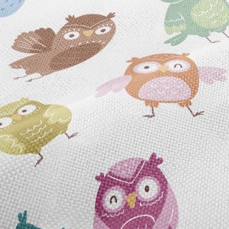 Colorful Owl Performance Linen