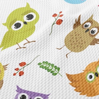 Changeable Owl Birdseye Piqué