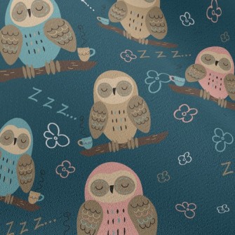Sleeping Owl Chiffon