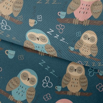 Sleeping Owl Waterproof Oxford
