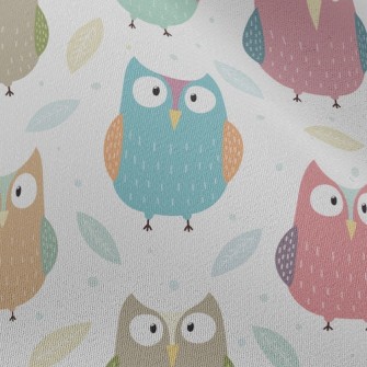 Leaf Owl Chiffon