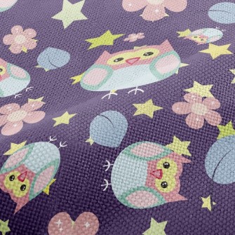 Flower Owl Performance Linen