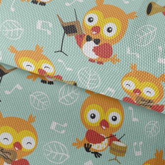 Musical Owl Waterproof Oxford