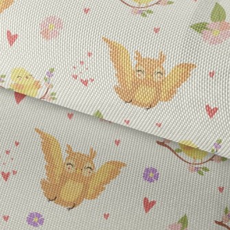 Happy Owl And Bird Waterproof Oxford