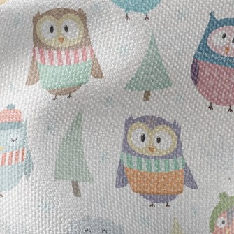 Cute Owl Waterproof Canvas