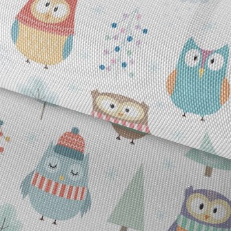 Cute Owl Waterproof Oxford