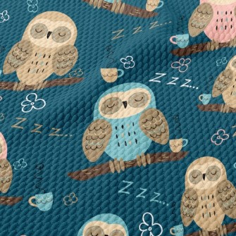 Sleeping Owl Birdseye Piqué