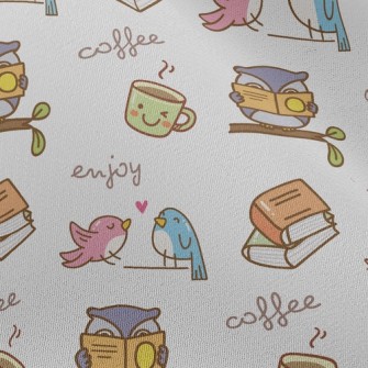 Coffee Bird Chiffon