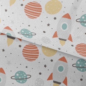 Rocket Planet Waterproof Oxford