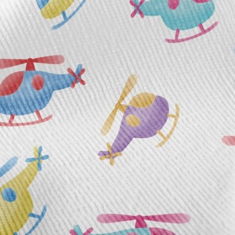 Cute Helicopter Standard Corduroy