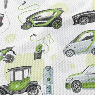 Solar Car Birdseye Piqué