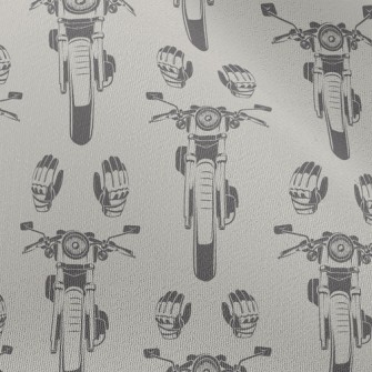 Retro Motorcycle Chiffon