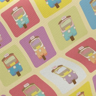 Color Tricycle Car Twill