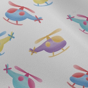 Cute Helicopter Chiffon