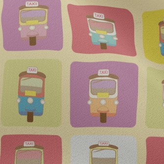Color Tricycle Car Chiffon