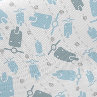 Cute Motorcycle Twill