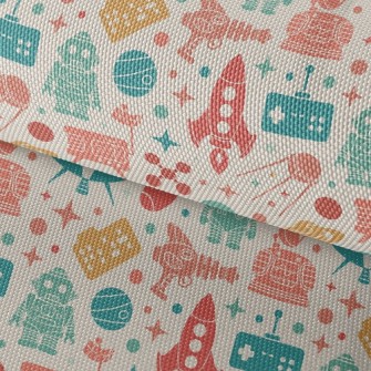 Robot Flying Saucer Rocket Waterproof Oxford