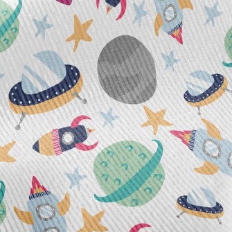 Space Planet Rocket Standard Corduroy