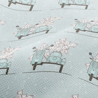 Cat And Motorcycle Performance Linen