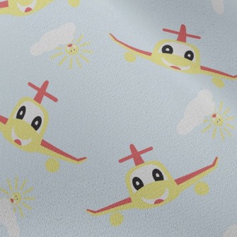 Cute Plane Chiffon