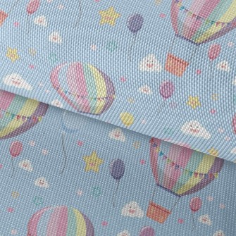 Happy Hot Air Balloon Waterproof Oxford