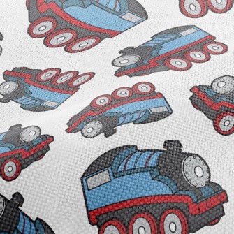 Little Blue Train Performance Linen
