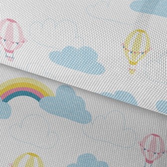 Rainbow Hot Air Balloon Waterproof Oxford