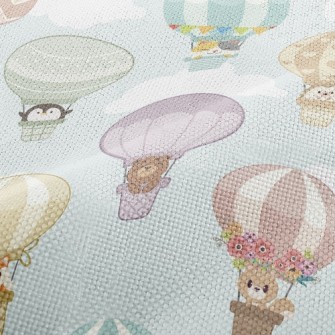 Cute Animal Hot Air Balloon Performance Linen