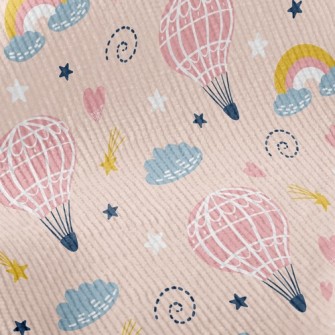 Cute Hot Air Balloon Standard Corduroy