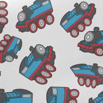 Little Blue Train Twill