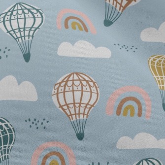 Rainbow Hot Air Balloon Chiffon
