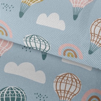 Rainbow Hot Air Balloon Waterproof Oxford