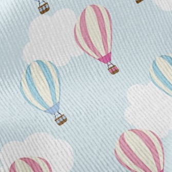 Blue Sky White Clouds Hot Air  Standard Corduroy